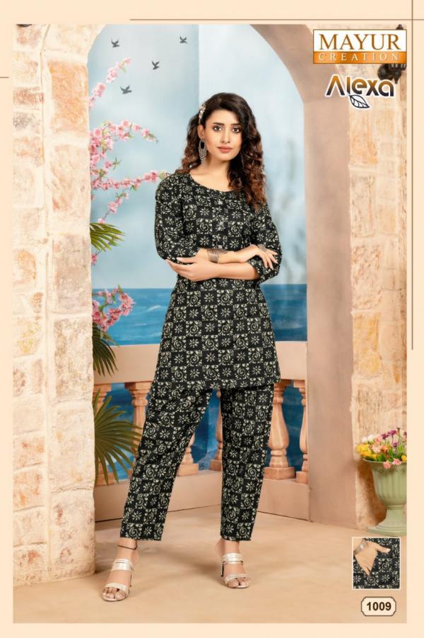 Mayur Alexa Vol 1 Western Wear Top With Pant Collection